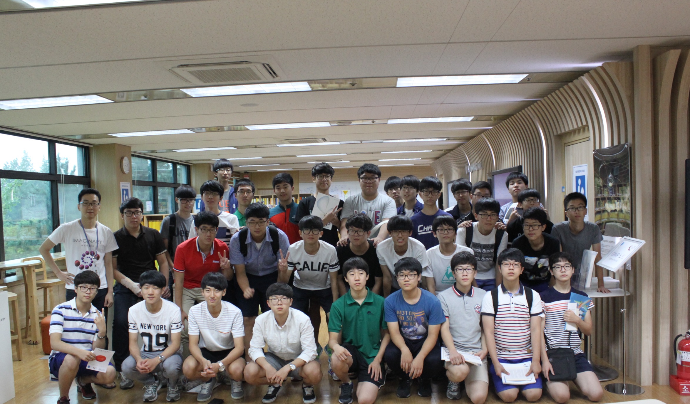 [2015.07.24] 김천고등학교 학생들 방문 사진