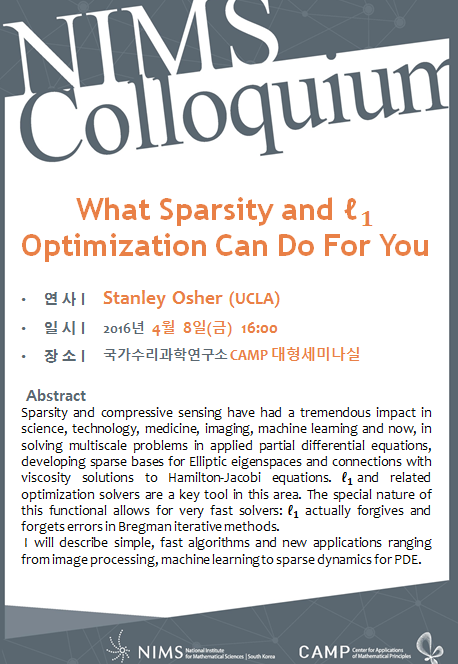 What Sparsity and $ℓ_1$ Optimization Can Do For You. 자세한 내용은 본문 참조