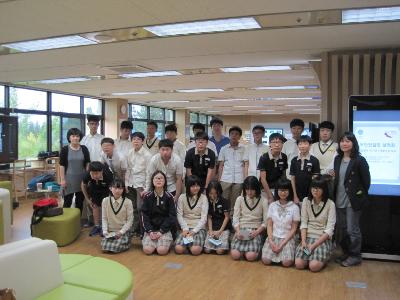 [2014.9.26] 송강중학교 학생들 방문