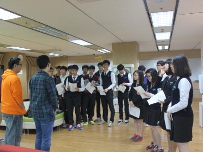 [2014.10.22] 대전 반석고 학생들 방문