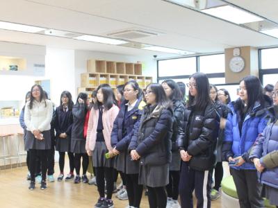 [2014.12.23] 대전 둔산여고 학생들 방문