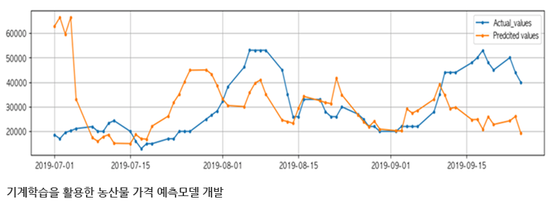 기계학습을 활용한 농산물 가격 예측모델 개발