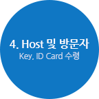 4.Host 및 방문자, key, ID Card 수령